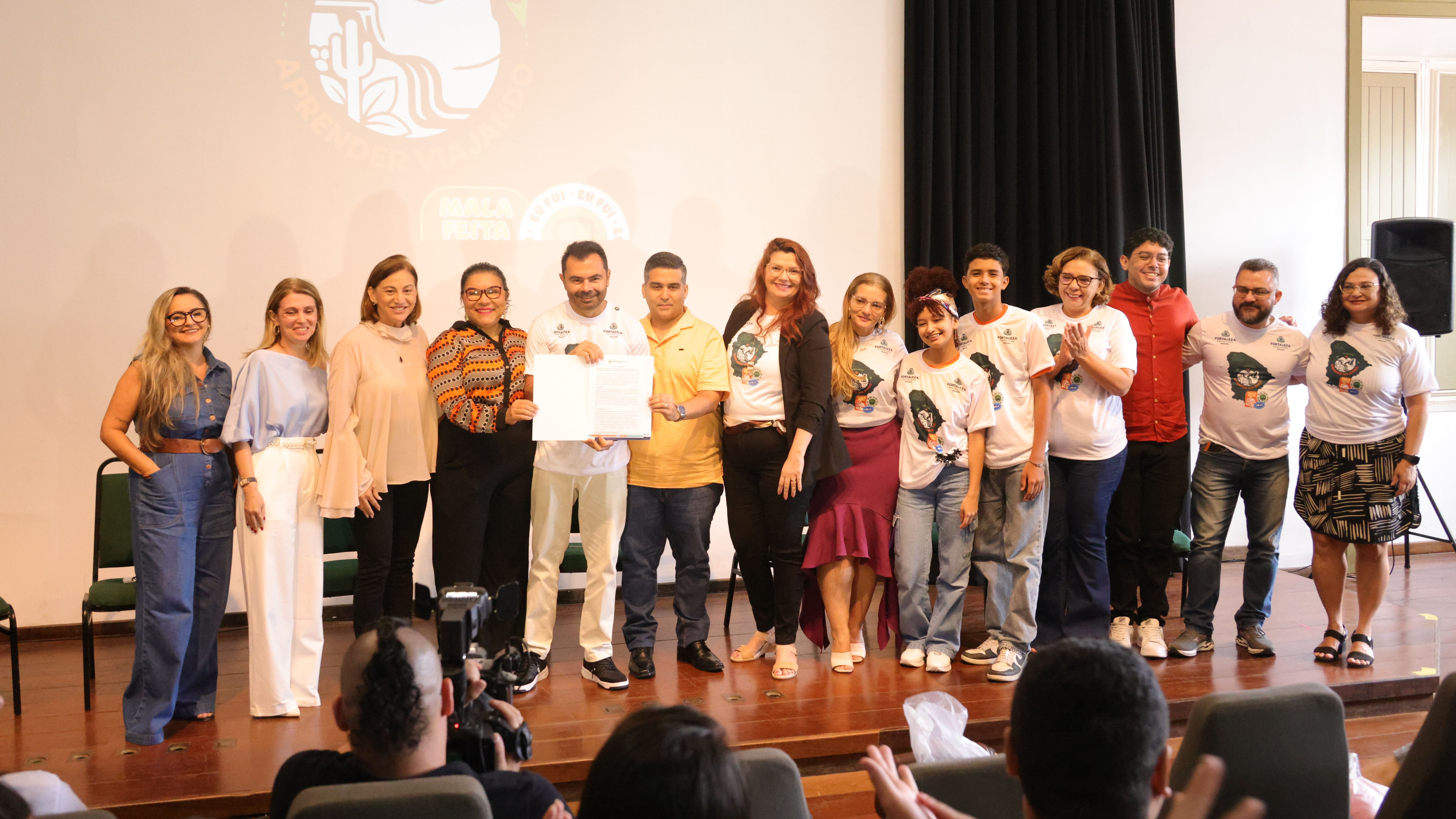 O evento de lançamento ocorreu no Museu da Indústria, no Centro